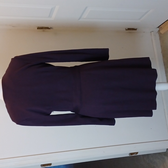 Milly original long SLEEVES SOFT KNIT DRESS SZ: large purple - Picture 6 of 7
